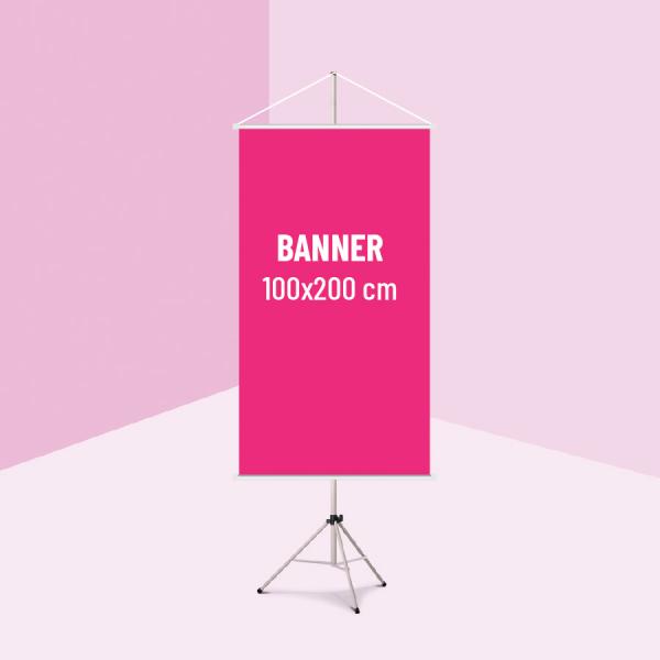 BANNER LONA - 100X200 CM