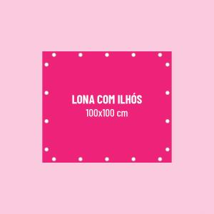 PAINEL EM LONA - 100X100 CM Lona com impressão UV. 100x100 cm. 4x0.  Bastão de madeira, ponteira plástica de acabamento e cordão de nylon. 